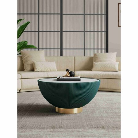 MANHATTAN COMFORT Anderson Coffee Table in Green CT012-GR